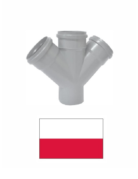 Крест канализац. DN110/110/11045^ 804, PELEKA