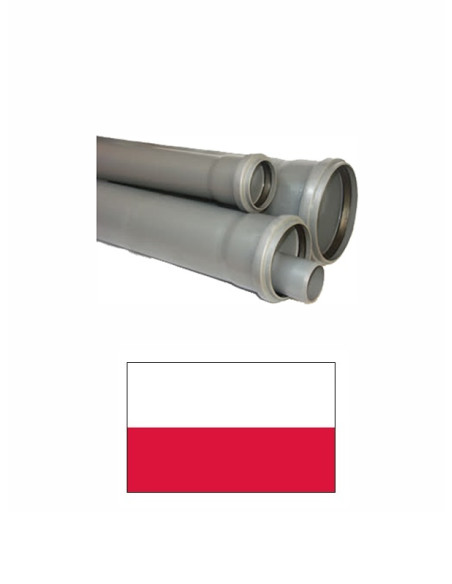 Sewage pipe with socket DN110/2000 800, PELEKA