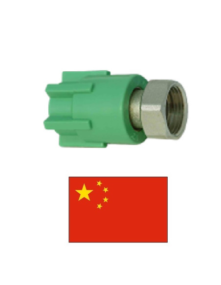 PPR reducer with screw F 949 (green), 32X11/4F