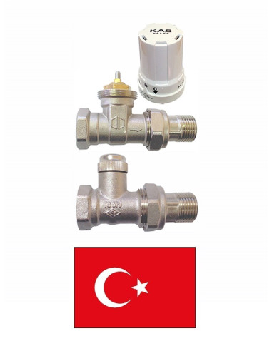 Set return valve+thermovalve+head, KAS01