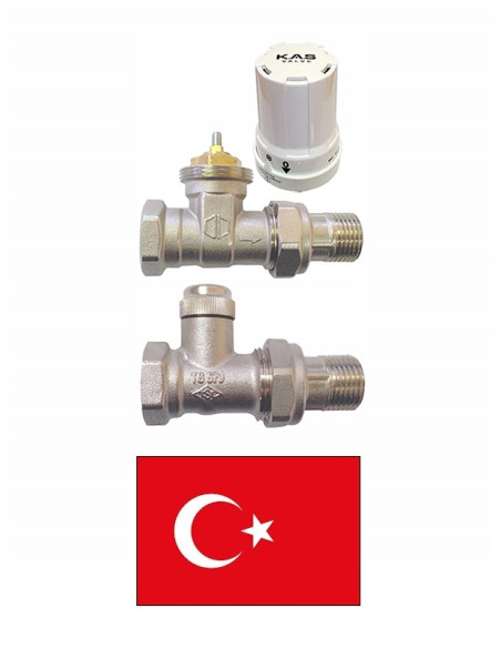 Компл.клапан обр.хода+термовент.+голова, KAS01