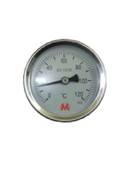 Термометр 120^C,63mm, 1/2 4012 горизон., HORIZONT