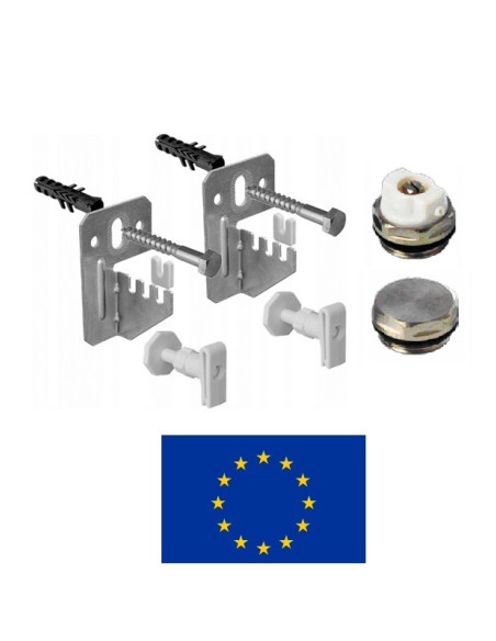 Крепл.для радиат.с крышкой и воздухоотв., 9824UK