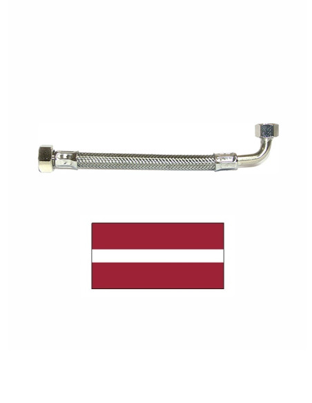 Гибкая подводка с уголком 90^713 3/8x1/2, FF 120