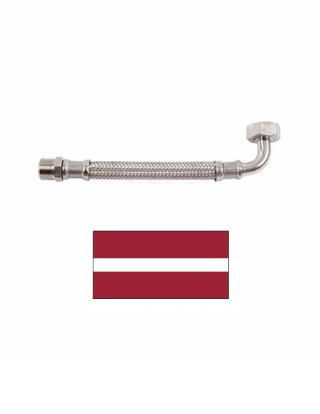 Гибкая подводка с угол. D13 90^ 718 FM50, 3/4X1/2