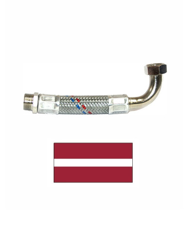 Antivibrating hose with elbow TFG-800, 1