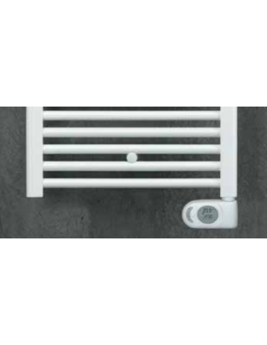 Zehnder Aura Electric Towel Radiator 1226x500mm, White - 2