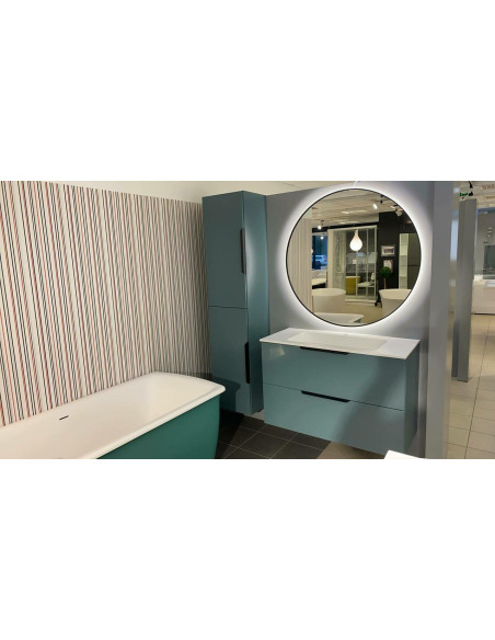 Зеркало Balteco LED в черной раме AG 100, 100 см - 5