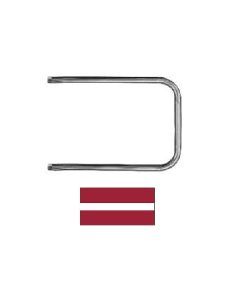 Towel dryer P-type L-500 C-700 1* galv., P-VEIDA - 1