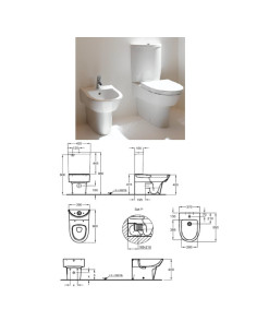 WC toilet seat soft close 575950, FLOW - 1