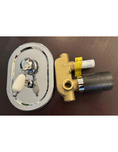 Shower faucet concealed 8050R C, chrome, ZAFIRA - 3