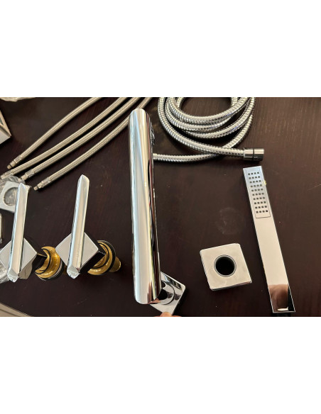 Vannas krāns 4-daļīgs 16845 C - 1 Vannas krāns 4-daļīgs 16845 C - 1