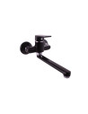 Washbasin and sink lever mixer COLORADO BLACK MATT - Barva černá matná,Rozměr 150 mm - 1