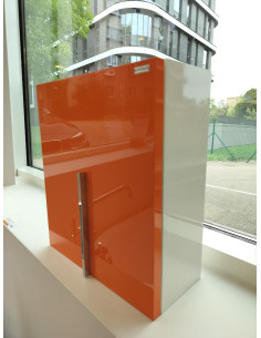 Skapis,piekar.balt/oran,labais,35x15x40 - 1 2