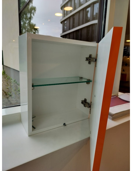 Skapis,piekar.balt/oran,labais,35x15x40 - 4