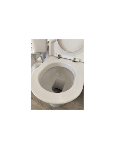 Отдельно стоящий унитаз Sanindusa с крышкой 65W/D, слив в пол, белый - 8