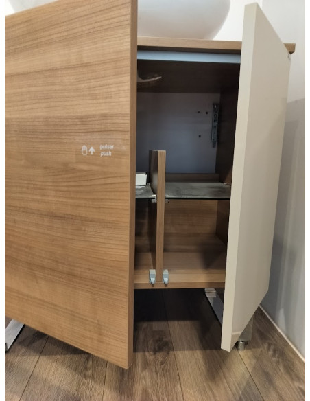 Skapītis bez virsmas 80 2D W51 WH mocha - 4