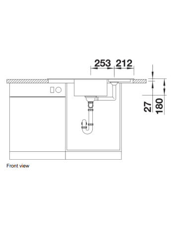 copy of Sink Blanco BLANCO DELTA II SILG PDUR Anthracite - 5