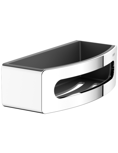 Shower accessory holder, chrome-black, ELEGANCE - 2