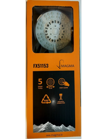 Dušikäepide (5 režiimi) FX51153, HROMS - 2 Dušikäepide (5 režiimi) FX51153, HROMS - 2