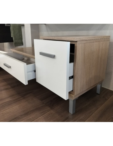 Skapītis ar atvilknēm 90x15x30,gaišs - 2