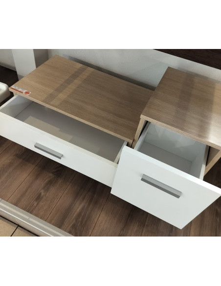 Skapītis ar atvilknēm 90x15x30,gaišs - 4