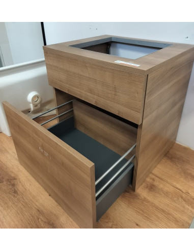 Sink cabinet 60x60 15742+15670, QUADRATUS - 1