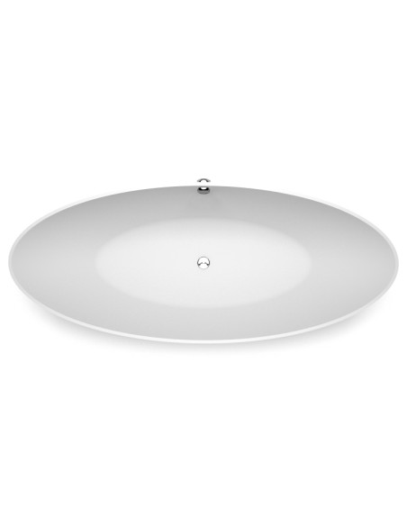 Vanna BEIRA 1 1935x810mm ar pārplūdi, balta