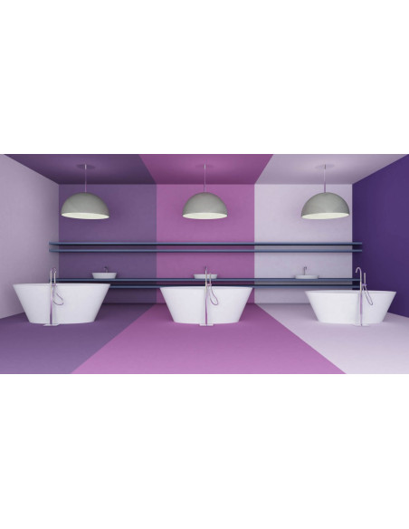 Vanna BEIRA 2 1855x783mm ar pārplūdi, balta