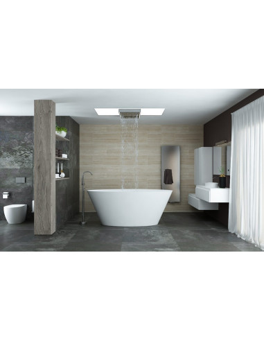 Vanna BEIRA 3 1775x757mm ar pārplūdi, balta