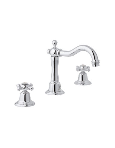 Tradition 3 caurumu izlietnes jaucējkrāns ar notekas vārstu 370780000