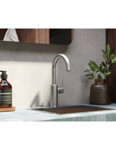 Silhouet izlietnes jaucējkrāns ar augstu snīpi 746204600