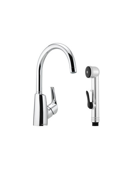 Rowan izlietnes maisītājs ar sānu izsmidzināšanu 676330000 Rowan izlietnes maisītājs ar sānu izsmidzināšanu 676330000