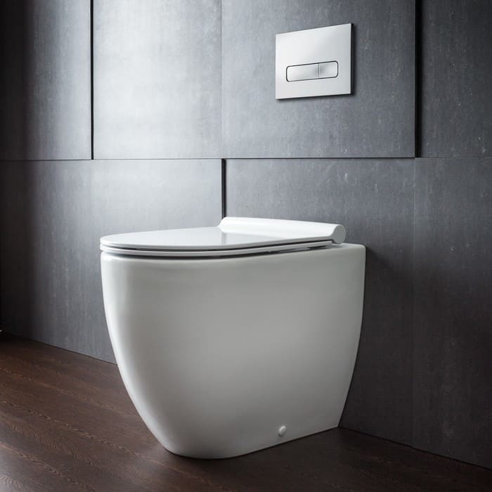 Back to wall floor toilets
