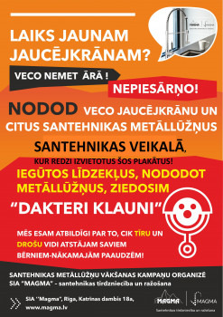 Nodod veco jaucējkrānu un citus santehnikas metāllūžņus