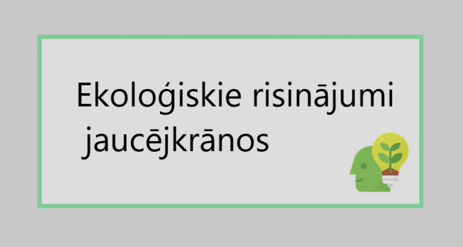 MAGMA jaucējkrānu sortimenta integrēšanas iespējas ar ekoloģiskiem risinājumiem